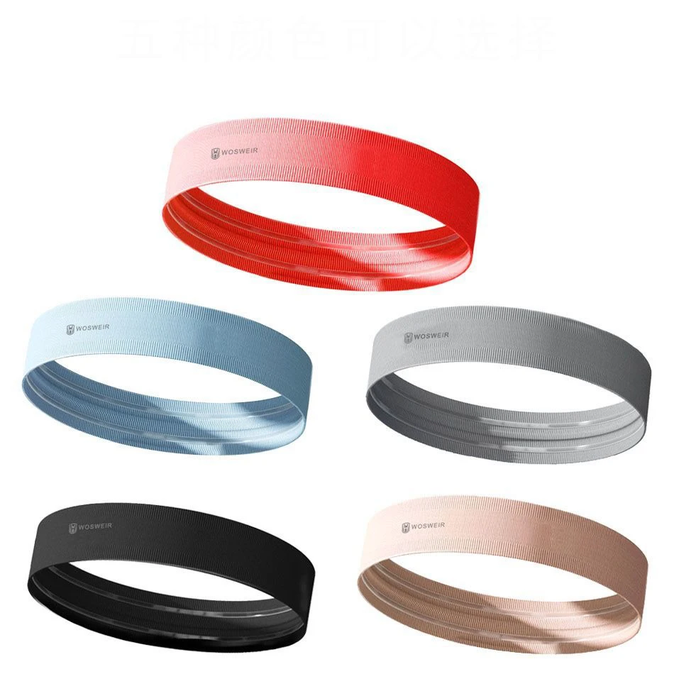 

Sports Hair Bands Yoga Sweat Headband Men And Women Running Women Badminton Anti-Sweat Fitness Rope Skipping Sweating Hair Band