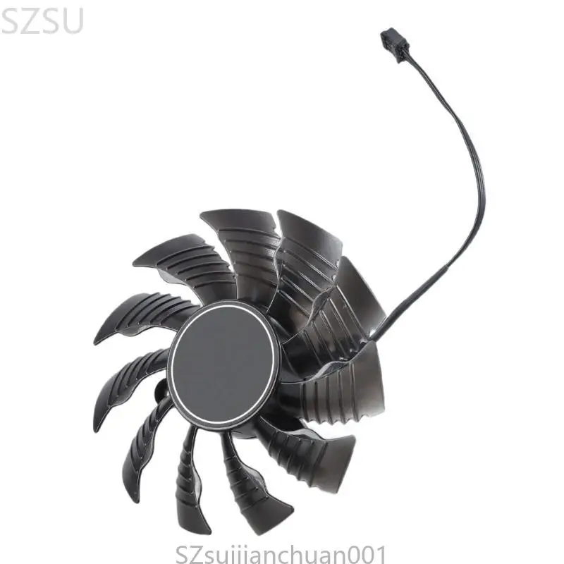 SZSU 82mm 3Pin Video Card Fan Easy Installation Replacement for GTX1650 SUPER ITX MINI Graphics Card Management Computer