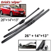Limpiaparabrisas de Erick, juego de limpiaparabrisas delantero y trasero para Kia Cerato YD 2012 - 2017, parabrisas, ventana, cepillo de lluvia para coche, 26 ""14"" 13""