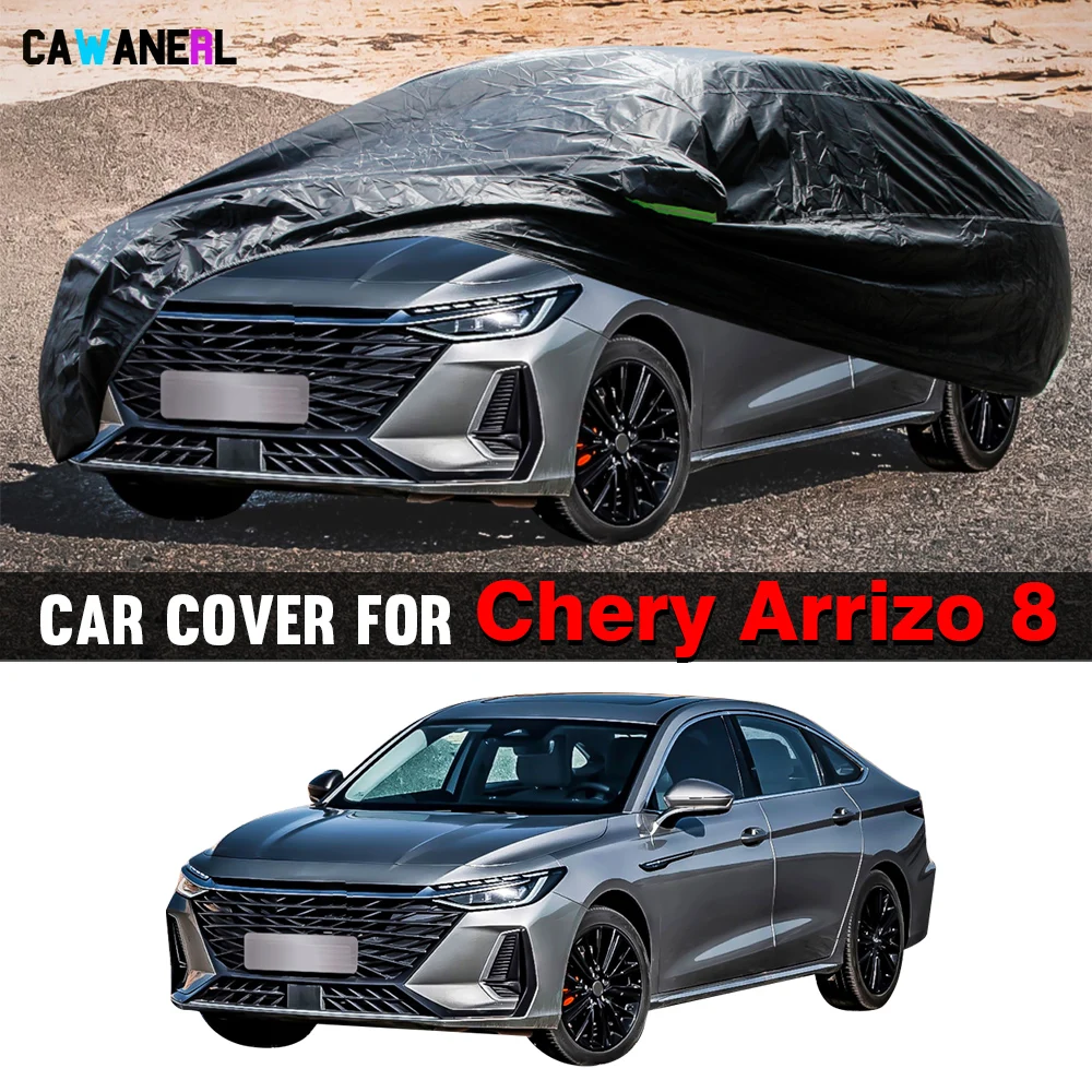 

Full Car Cover For Chery Fulwin A8 Pro A8L Arrizo 8 Omoda S5 2022-2026 Auto Sun Rain Snow Dust Protection Waterproof Auto Cover