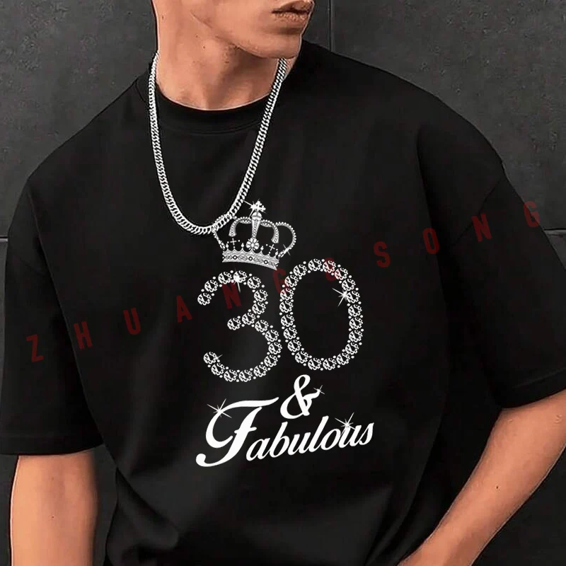 

Perfect 30th Birthday Gift 1988 Men's Print T-Shirt Fashionable Casual Street Style Suitable For Travel And Sports Tshirt Tee