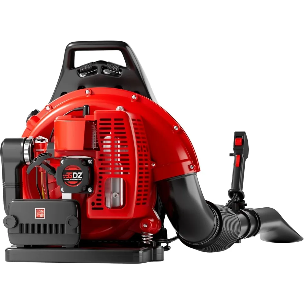 Gas Backpack Leaf Blower - 2-Stroke Handheld-Class V Engine, 63 CC, High-Velocity 665 CFM, Ergonomic Design for Complete Pro