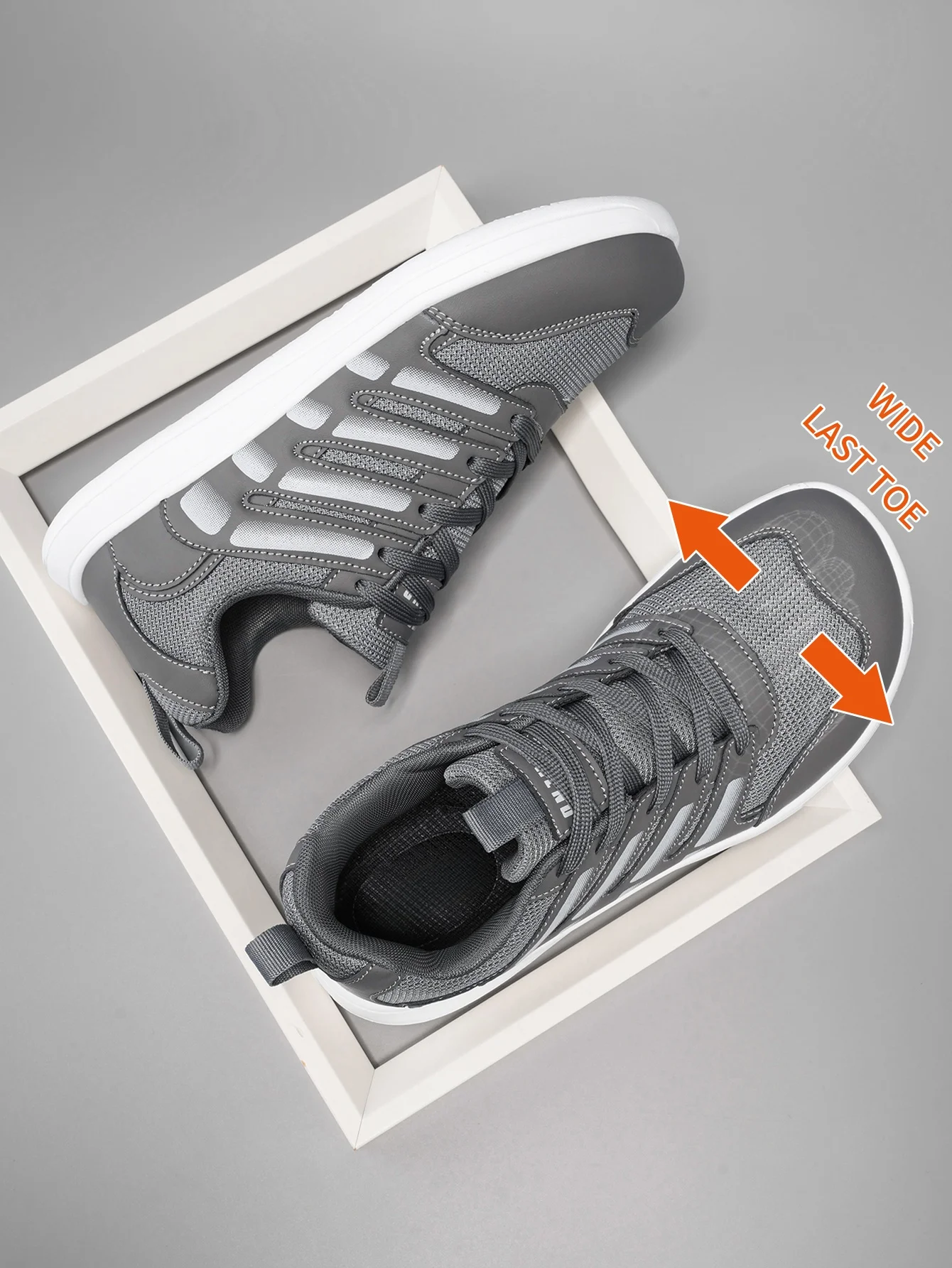 Herren-Sportschuhe in Übergröße mit Breiter Passform für Outdoor, Wandern, Laufen, Bequeme Lässige Modische Trainingsschuhe für Paare – Detail 2