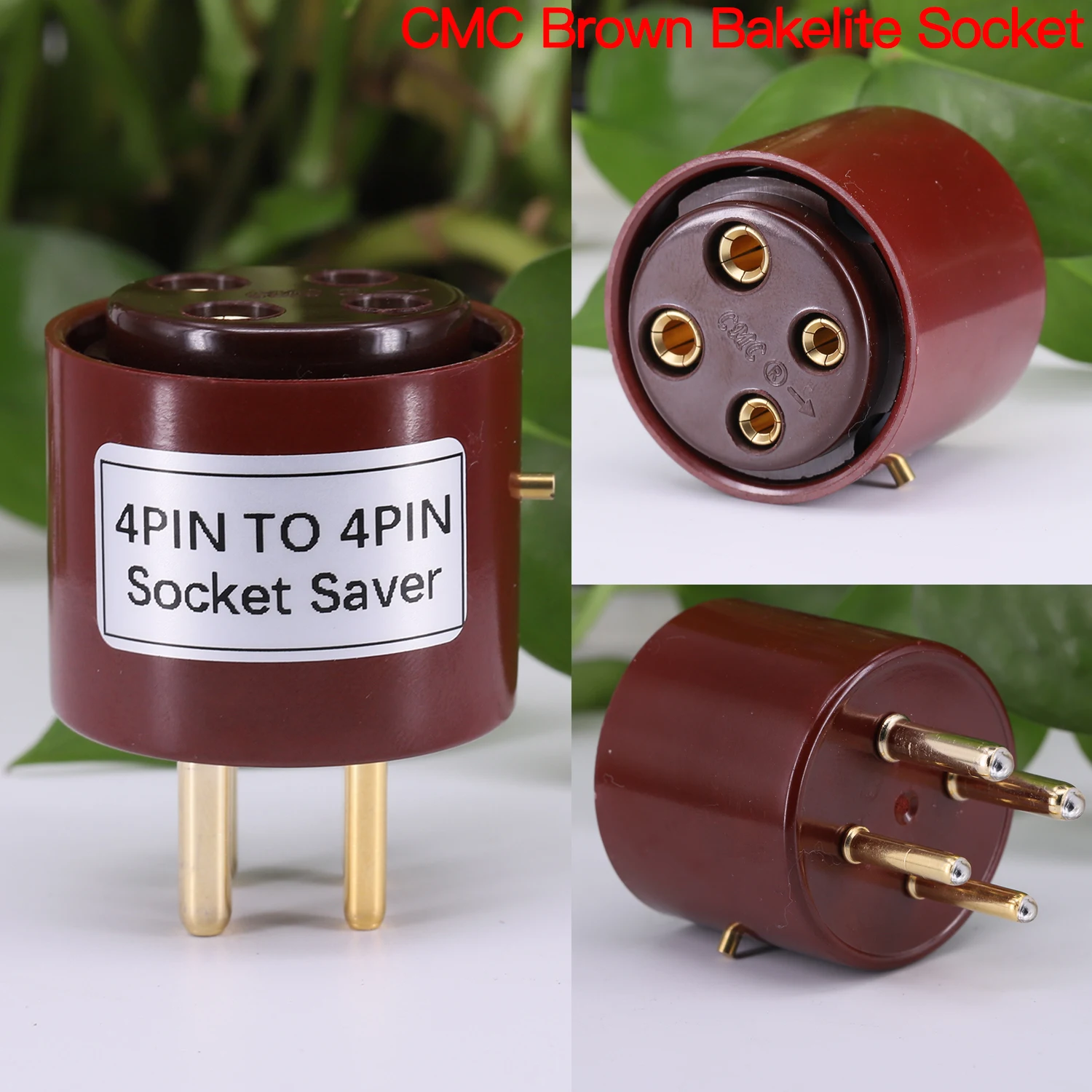 1PC 4PIN Tube Socket Saver For 2A3  300B  811 572B 274A 101D Vacuum Tube Socket Test HIFI Amplifier