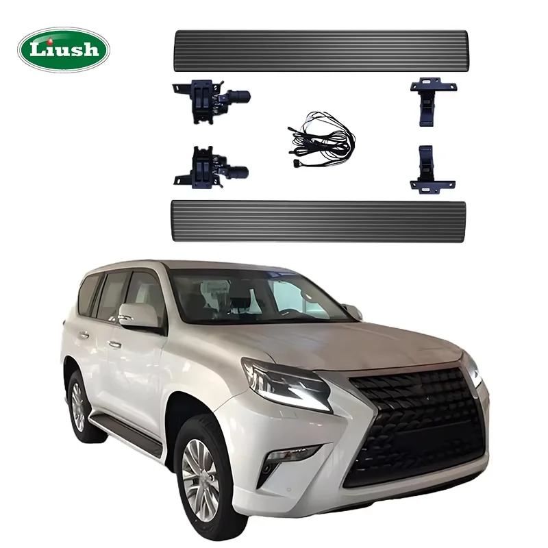 

Automotive Intelligent Electric Pedal LIUSH Waterproof Side Steps Folding Steps Deployable for Lexus GX460 2021