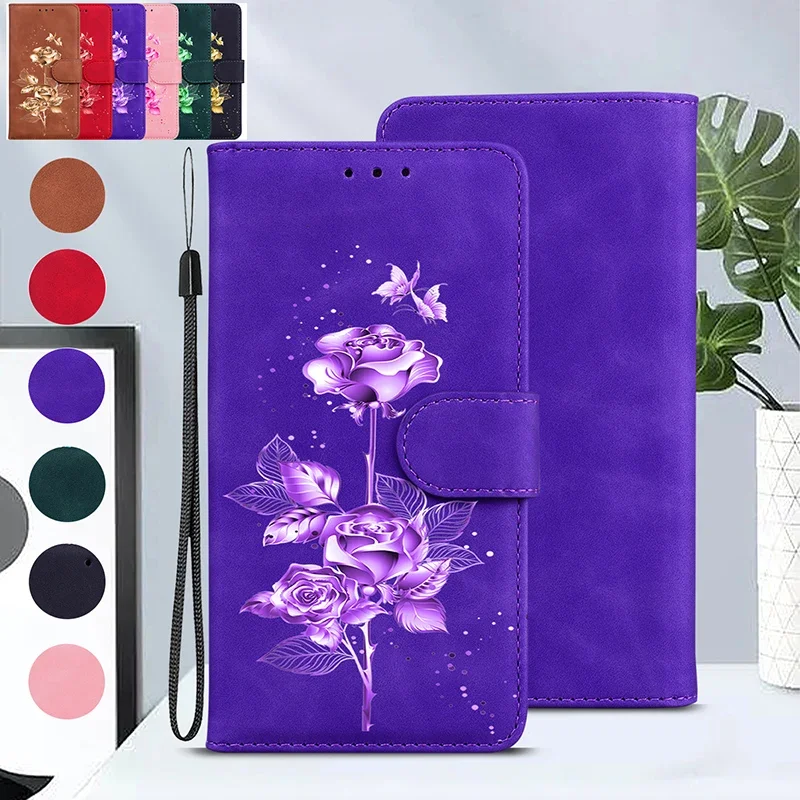 Magnetyczne skórzane etui z klapką dla Samsung Galaxy S25 Edge S23 S24 S25 PLUS S23 S24 FE S21 s22 S23 s24 S25 Ultra Wallet Stand Cover