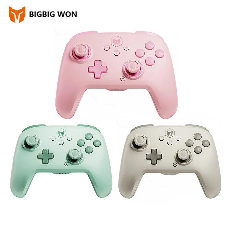 

BIGBIG WON CHOCO Bluetooth Gaming Gamepad PC Controller Custom Buttons/NFC/Turbo/6-Axis Function for NS/PC/iOS/Android