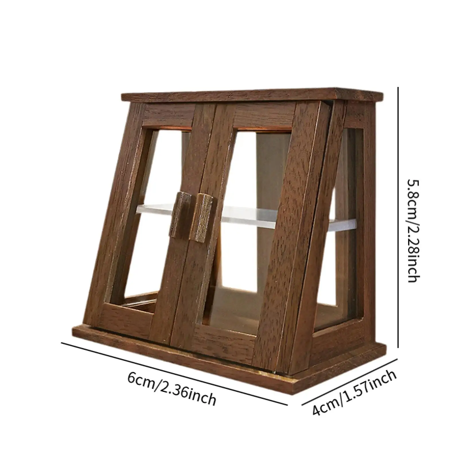 ドールハウス ベーカリー ユニット、シーン設定用の 1:12 スケールのミニ食品ディスプレイ