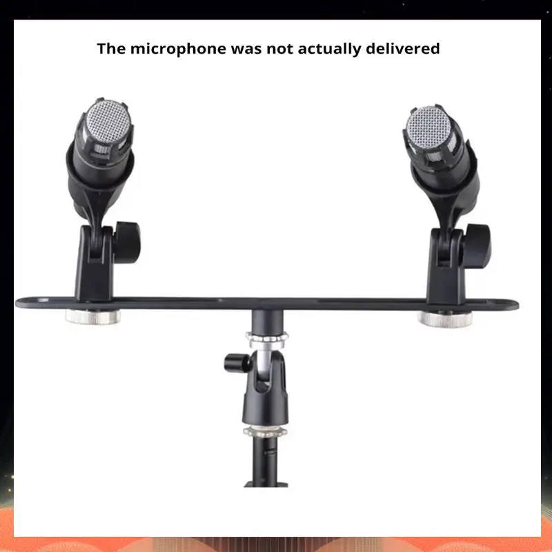

For Alctron MAS020 Double Microphone Stand Stereo Recording Dual Microphone Stand-TCE