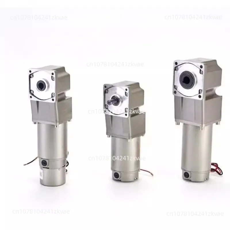 DC12v24v Right Angle Gear Motor High Torque Speed Control 60w120w200w Hollow Solid Shaft
