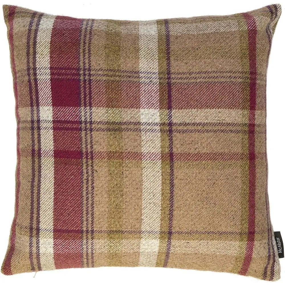 

Mulberry Purple Heritage Tartan Decorative Throw Pillow Cover Case 17 x 17 Inches for Ranch & Country Cabin Decoration Scottish
