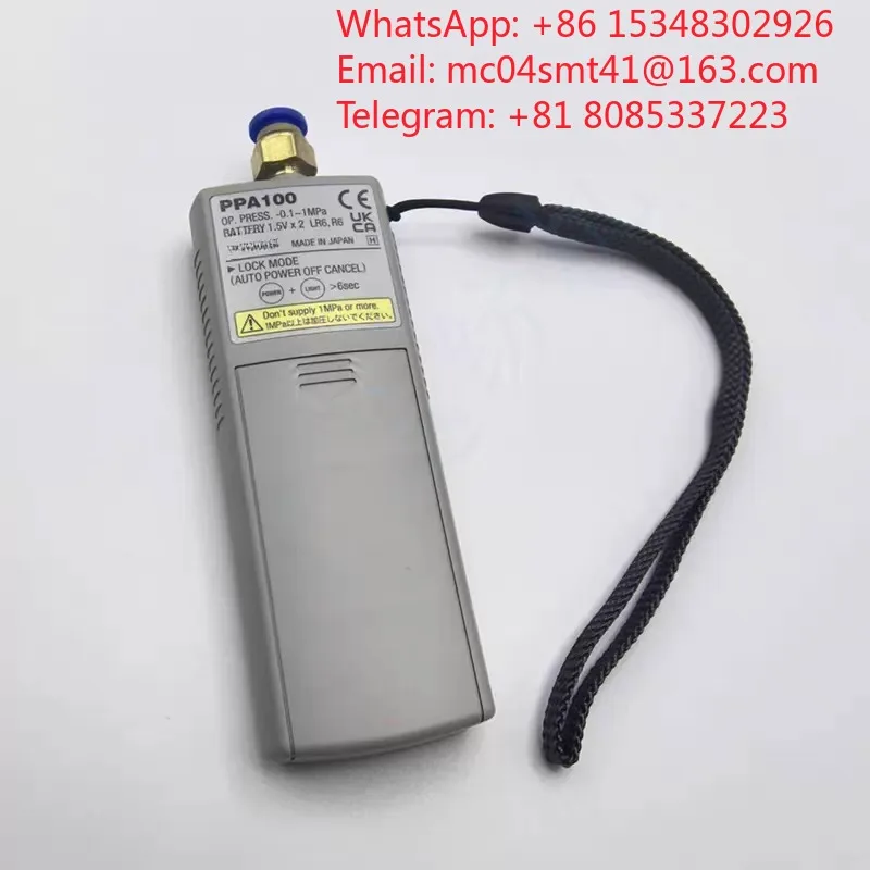 PPA100 Digital Compact Manometer Portable LCD Digital Pressure Gauge for Pneumatic Air Pressure Testing