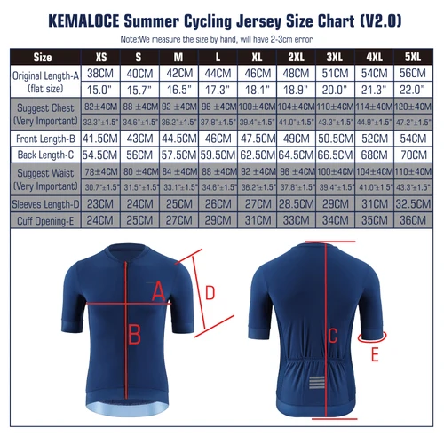 Imagen 2 del producto KEMALOCE-Camiseta de ciclismo para hombre, camiseta de manga corta, color azul sólido, negro, blanco y gris, reflectante, transpirable, fresca, verano 2024