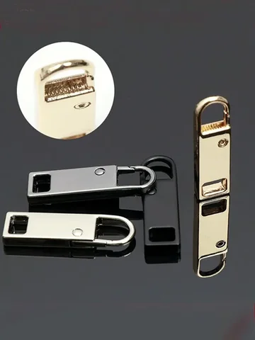 4pcs/8pcs Detachable Zipper Pull, Multi Color Replacement Zipper Accs For Jeans & Backpack, Sewing Tools