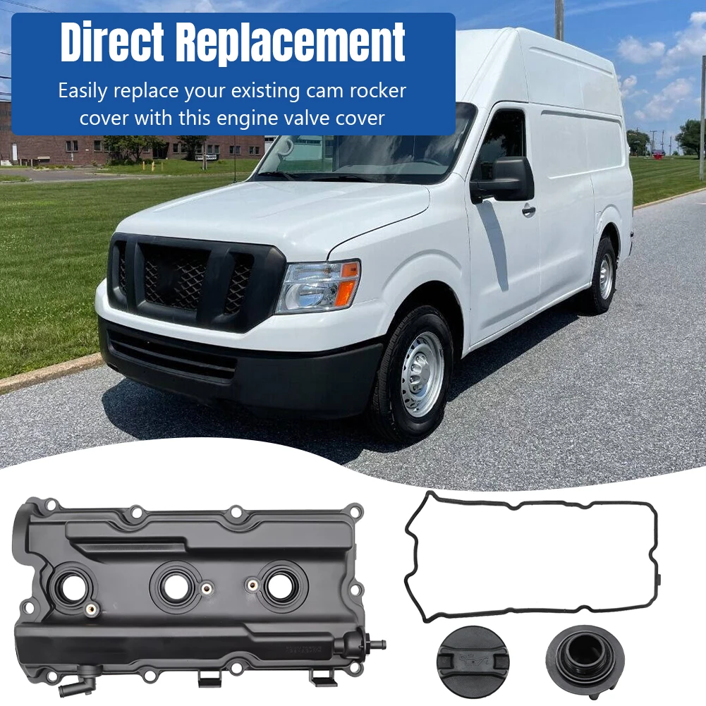 

2Pcs Valve Cover Kit W/Gasket Screw Oil Cap Camshaft Rocker Cover Rubber Cover Gasket Kit OE 13264-EA200 13264-EA210