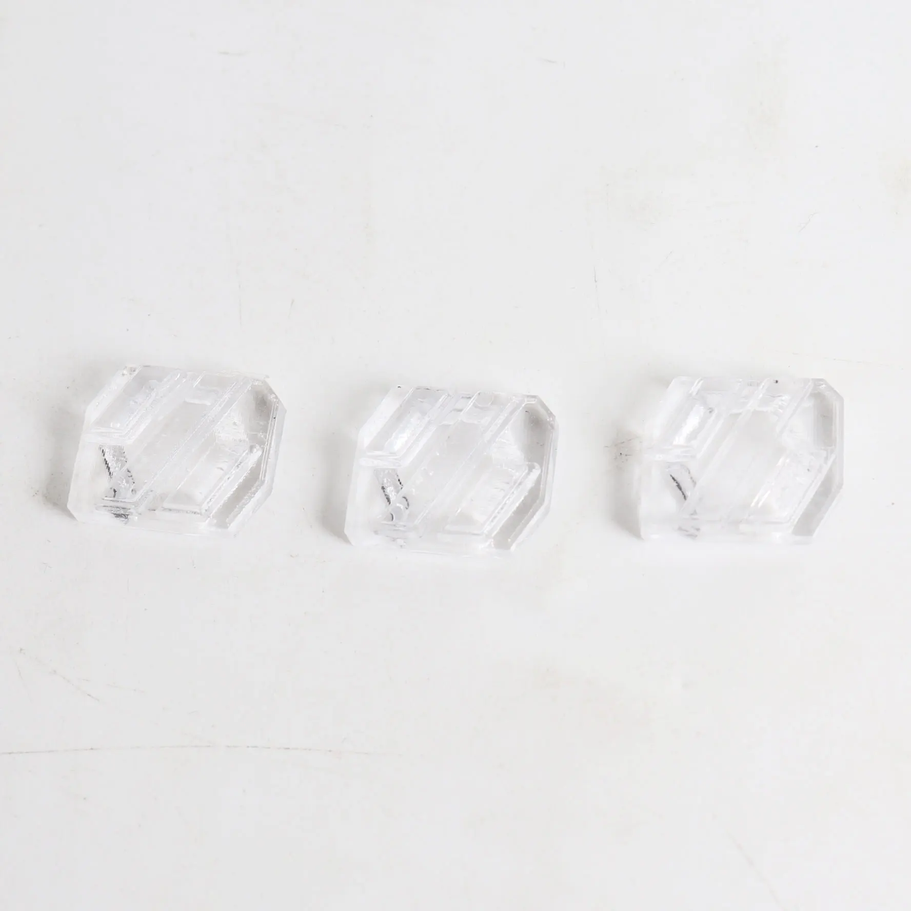 3pcs Transparent Resin Diffuser for Voron 2.4 Extruder Designed for High Light Transmission and RGB Uniformity