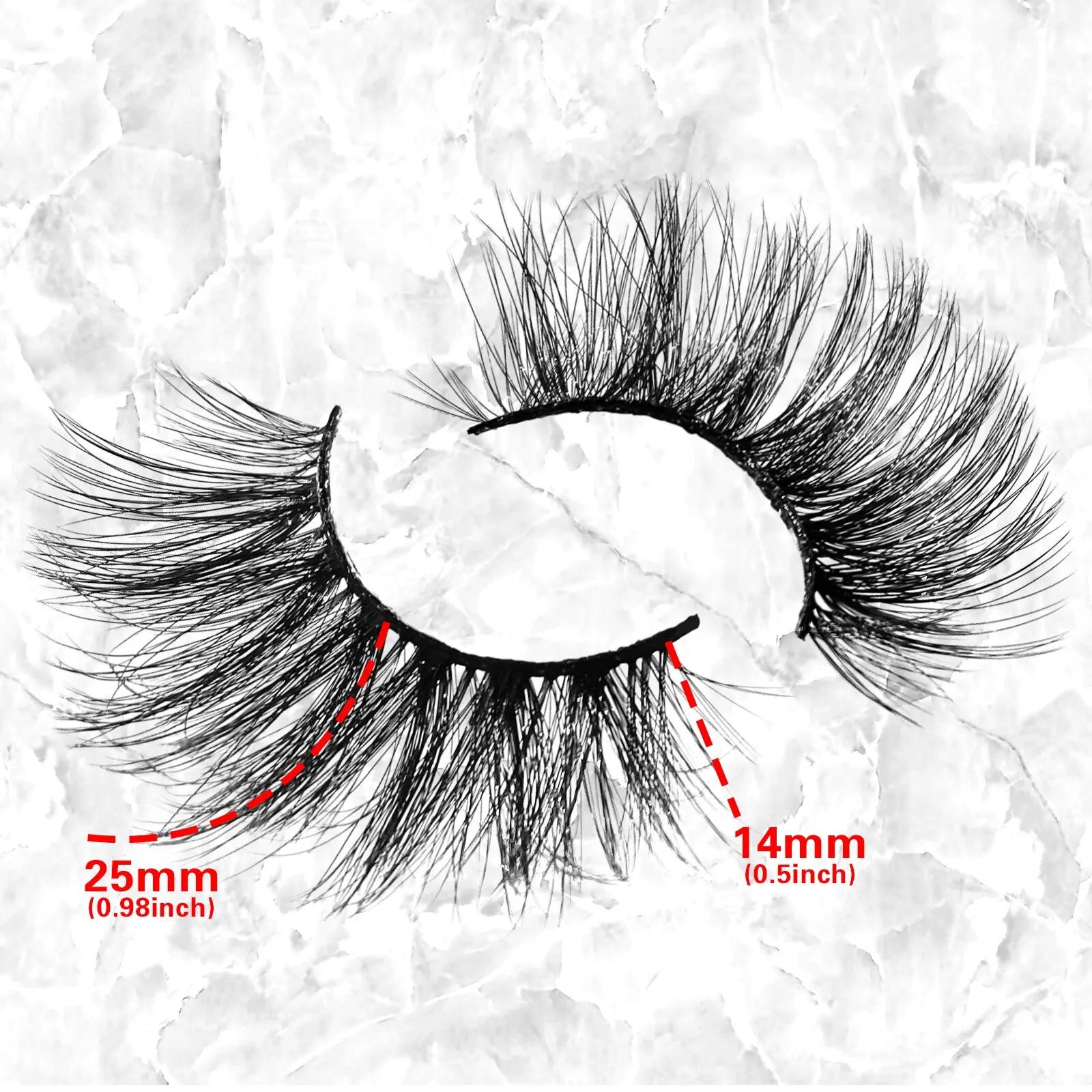 5D Mink Eyelashes Makeup Eyelashes 3D Mink Lashes Fluffy Soft Wispy Volume Thick Long Mink False Eyelashes