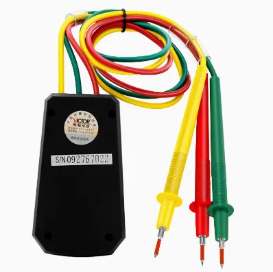 1 قطعة VC850 VC850A 3 المرحلة تسلسل دوران مؤشر تستر 200 ~ 480 فولت مدقق متر LED + الجرس