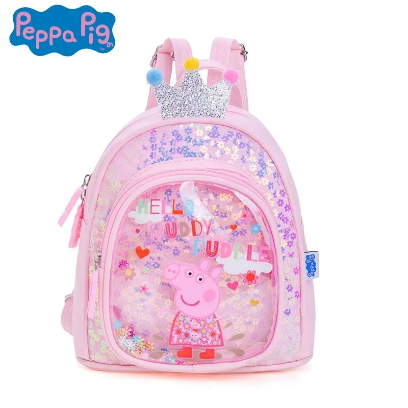 Nowy Kawaii Hasbro Peppa Pig Plecak George Śliczny Anime Torba Szkolna Plecak Podróżny Dziecięcy Śliczny Prezent na Święta Urodziny Zabawka