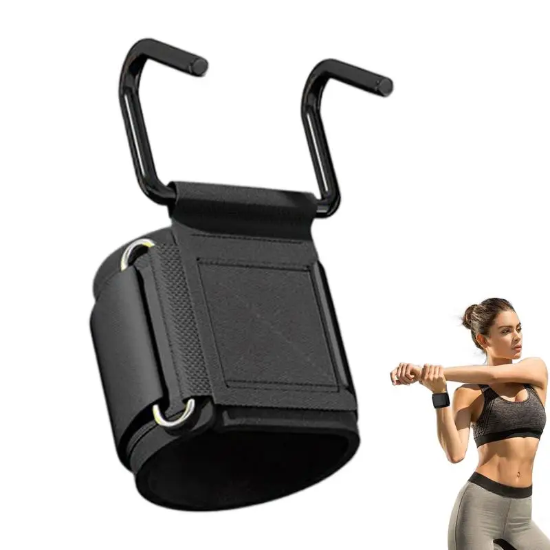 

Lifting Wrist Hook Portable Weightlifting Grip Support Hard Pull Training Helper Palm Train Equipment Breathable For All Ages