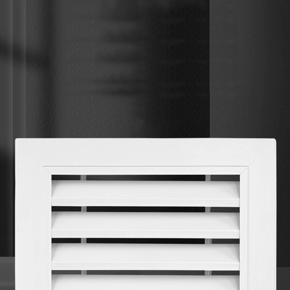 Fixed Aluminum Louver Vent Grille Cover for AC Air Outlet and Animal Resistant Ventilation 300x300mm 350x350mm
