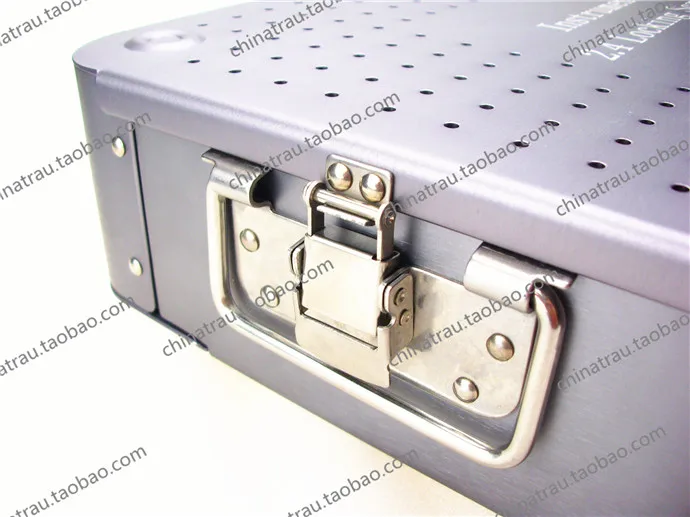 Medical orthopedics instrument sterilizing aluminium alloy box storage box screw and screwdriver&instrument box