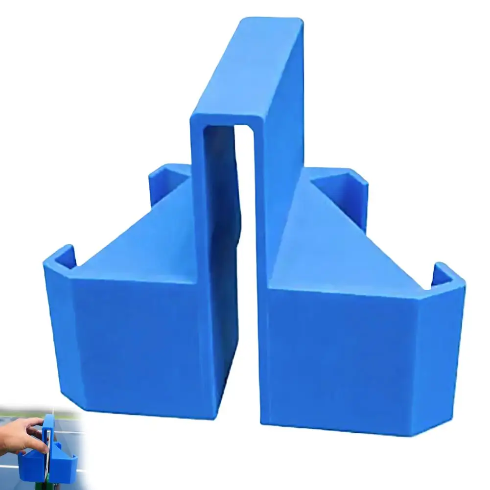 

Держатель для телефона на теннисную сетку, двойной держатель для смартфонов, высококачественный пластик, синий, для записи матчей, анализа тренировок, надежное крепление