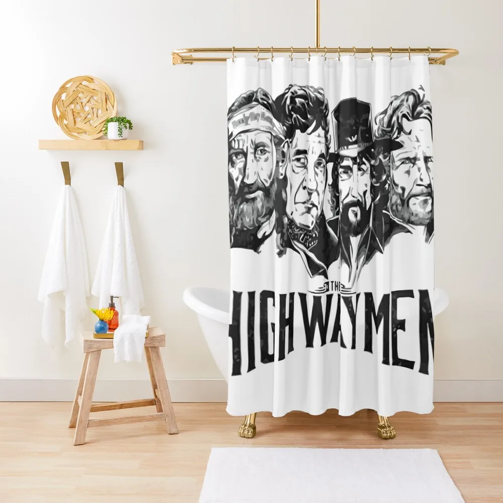 

The Highwaymen Shower Curtain Bathroom Deco Waterproof Bath And Anti-Mold Bathroom And Shower Curtain