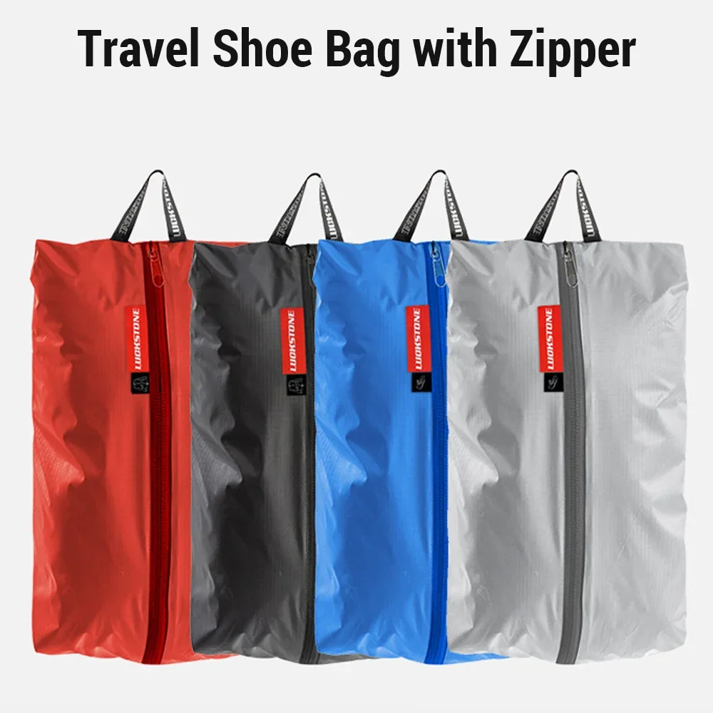 2PCS  Outdoor Waterproof Travel Shoe  Nylon Shoe  Organizer Traveling Camping Shoe Pouch with Zipper