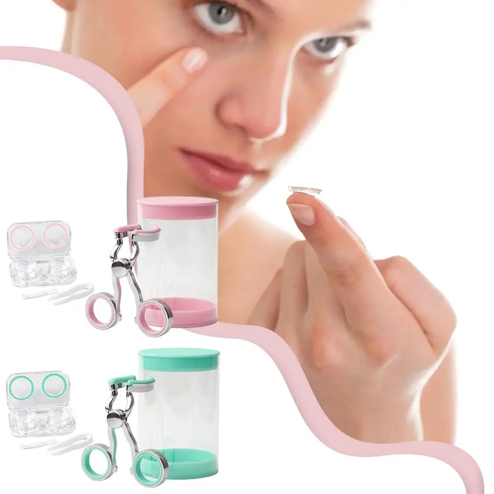 عدسات لاصقة ملونة مع أدوات مساعدة، عدسات لاصقة ترتدي أدوات نقالة مبتدئة للعين C2J6