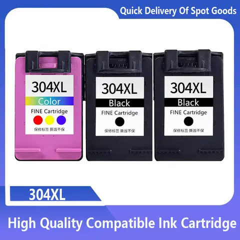 Cartouches d'encre reconditionnées 304 XL, pour HP 304 304xl, pour HP ENVY 5020 5030 5032 DeskJet 2620 2630 3762 3760 3750 3730 3764 3733
