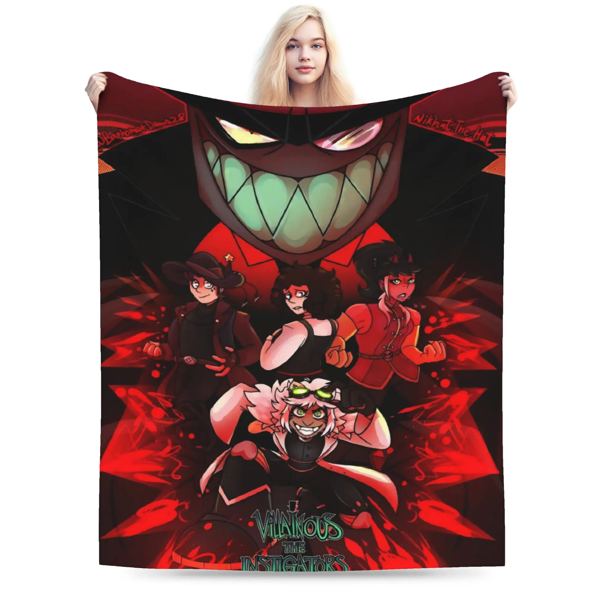 Villainous Comdy Blanket Ultra-Soft Flannel Cozy Present  Throw Blankets Quilt