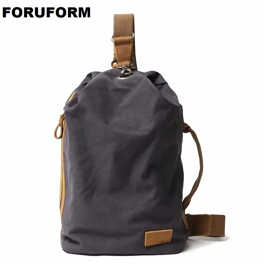 New Arrival Canvas Men Chest Pack Crossbody Bag Casual Travel Rucksack Chest Bag Small Sling Bags Men Shoulder Back Pack