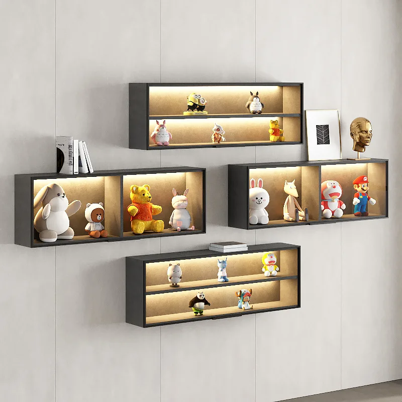 

Wall Hanging Figure Display Cabinet Wall Household Display Toy Model Locker