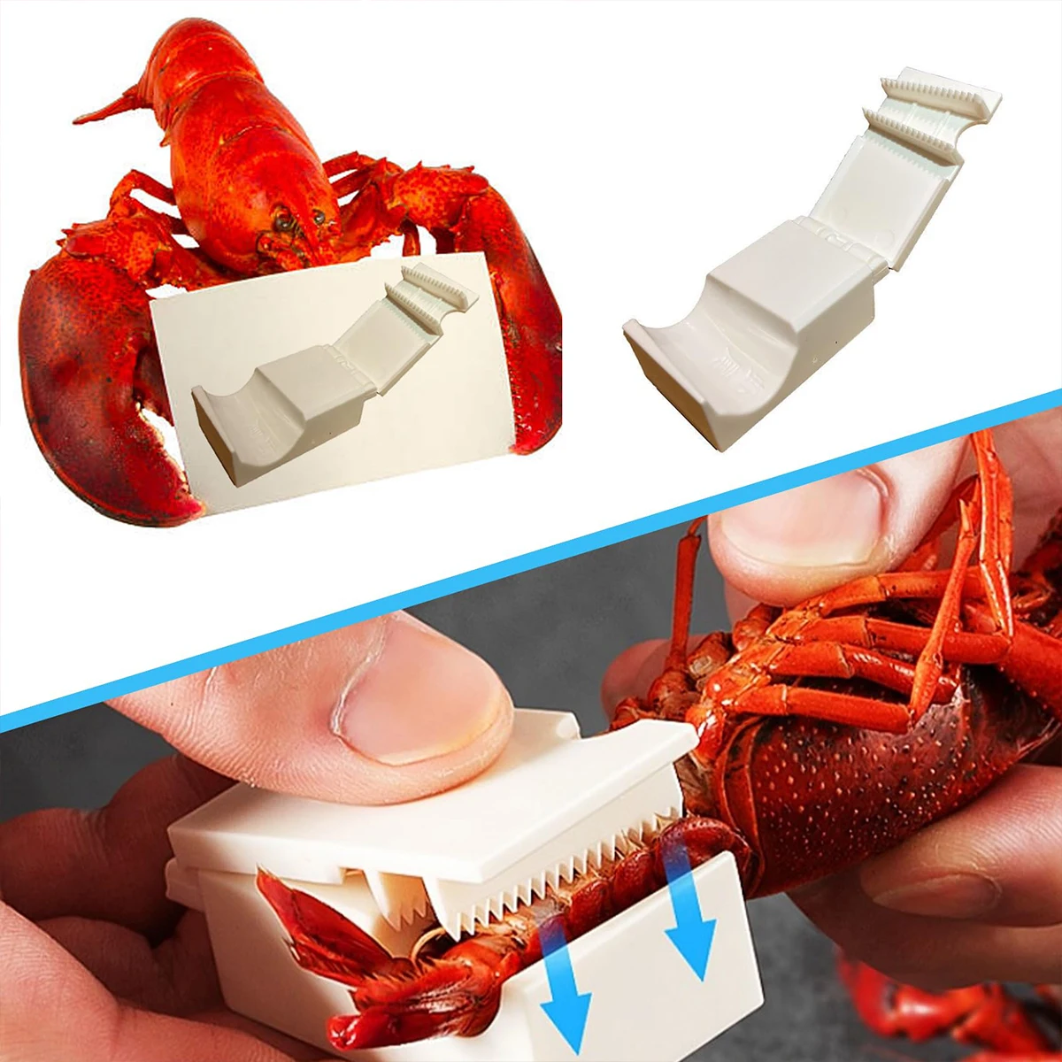 Shrimp Peeler Tool Crawfish Peeling Tool Efficient Crawfish Peeler Compact Design Universal Grooves Nail for Home