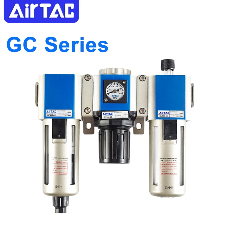 

AirTac Pneumatic Filter GC200 300 400 600 Triple Air Source Processor