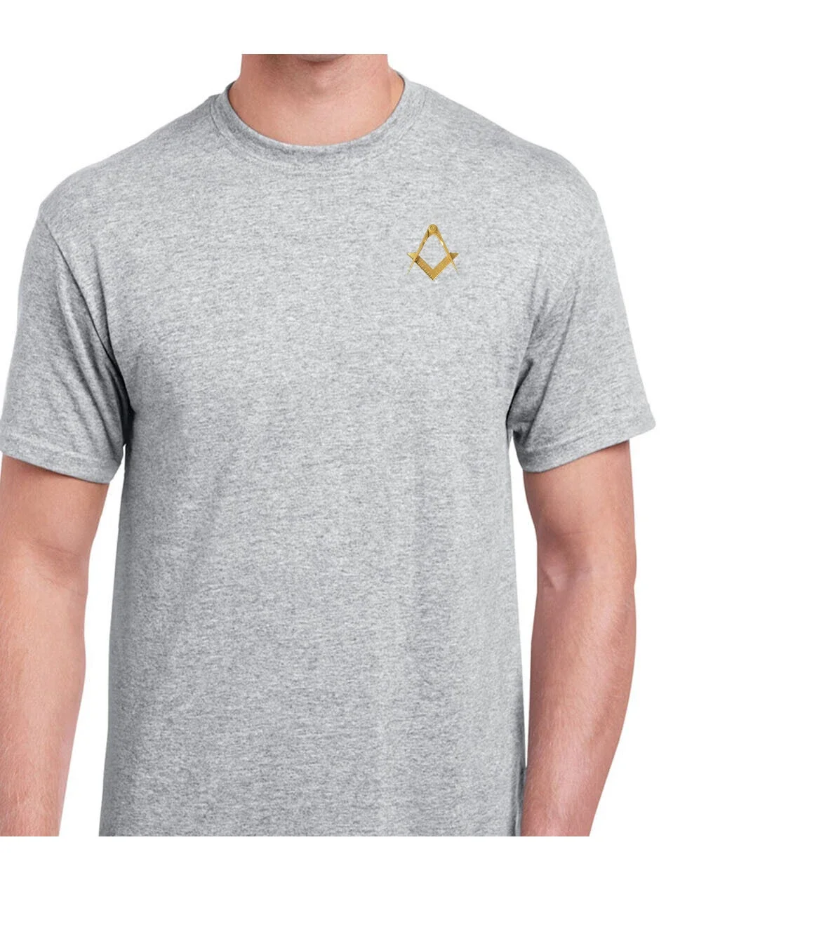 Freemason Square Compass Freemasonry Emblem T-Shirt 100% Cotton O-Neck Summer Short Sleeve Casual Mens T-shirt Size S-3XL