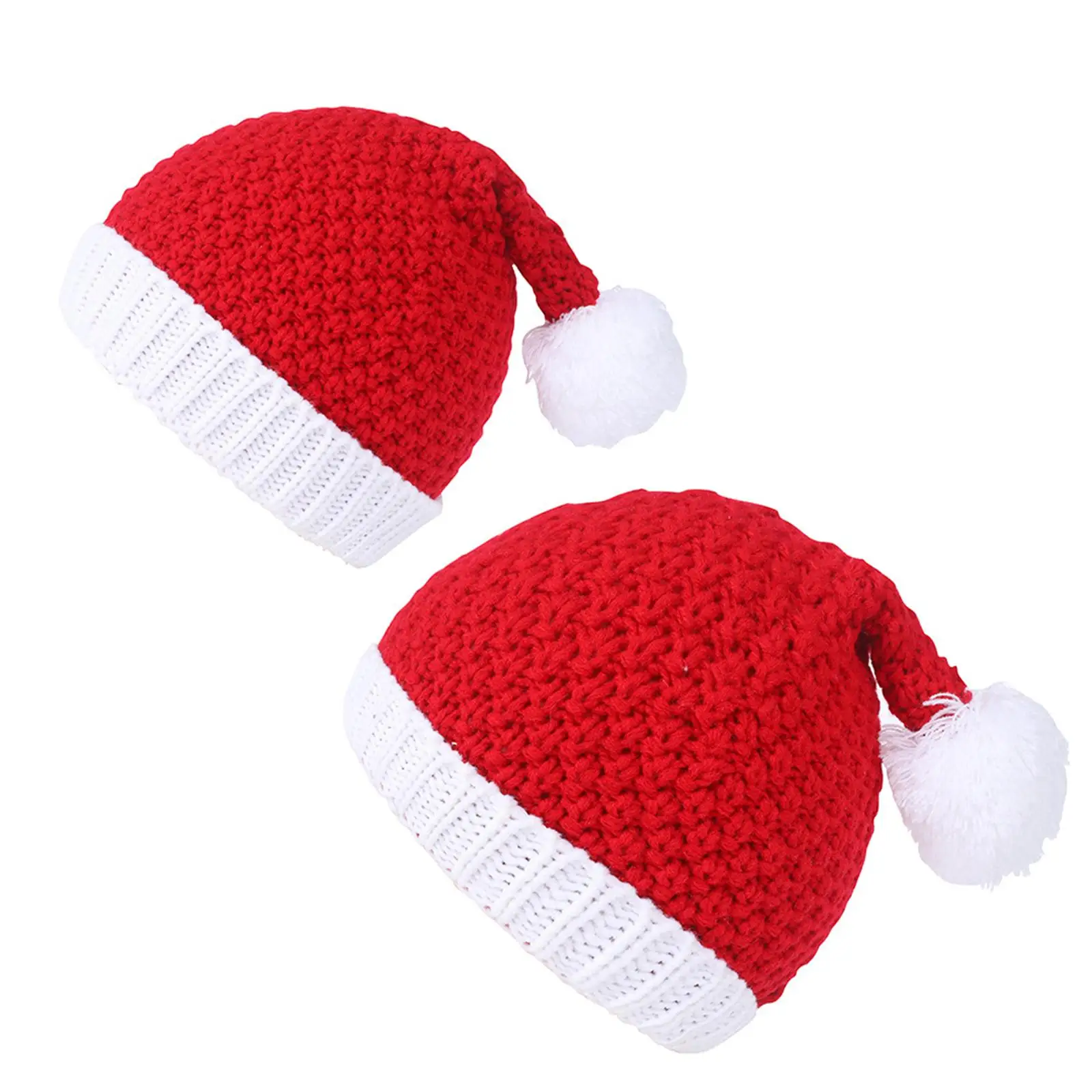 

Christmas Hat Costume Accessories Cap Dress up Knitted Beanie for Stage
