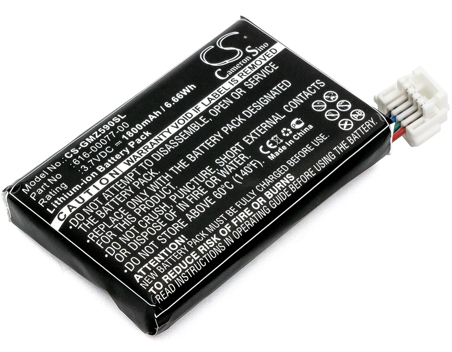 Cameron Sino 1800mAh Battery For Garmin Zumo 590 Zumo 590LM Zumo 595  Zumo 595LM 010-01603-10 010-12110-003  361-00077-00