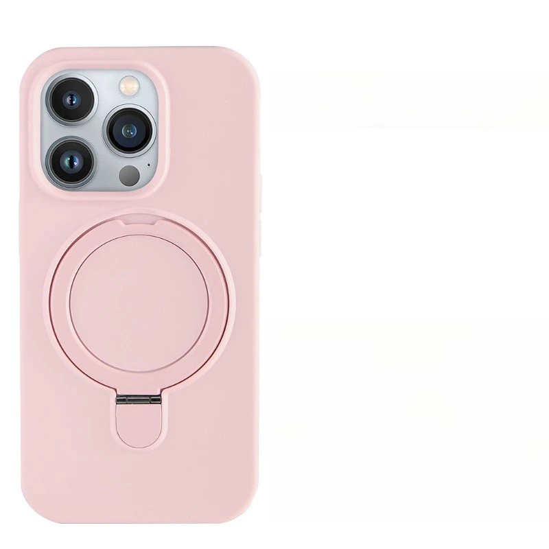 Suitable for Apple 17promax liquid silicone with magnetic mobile phone case