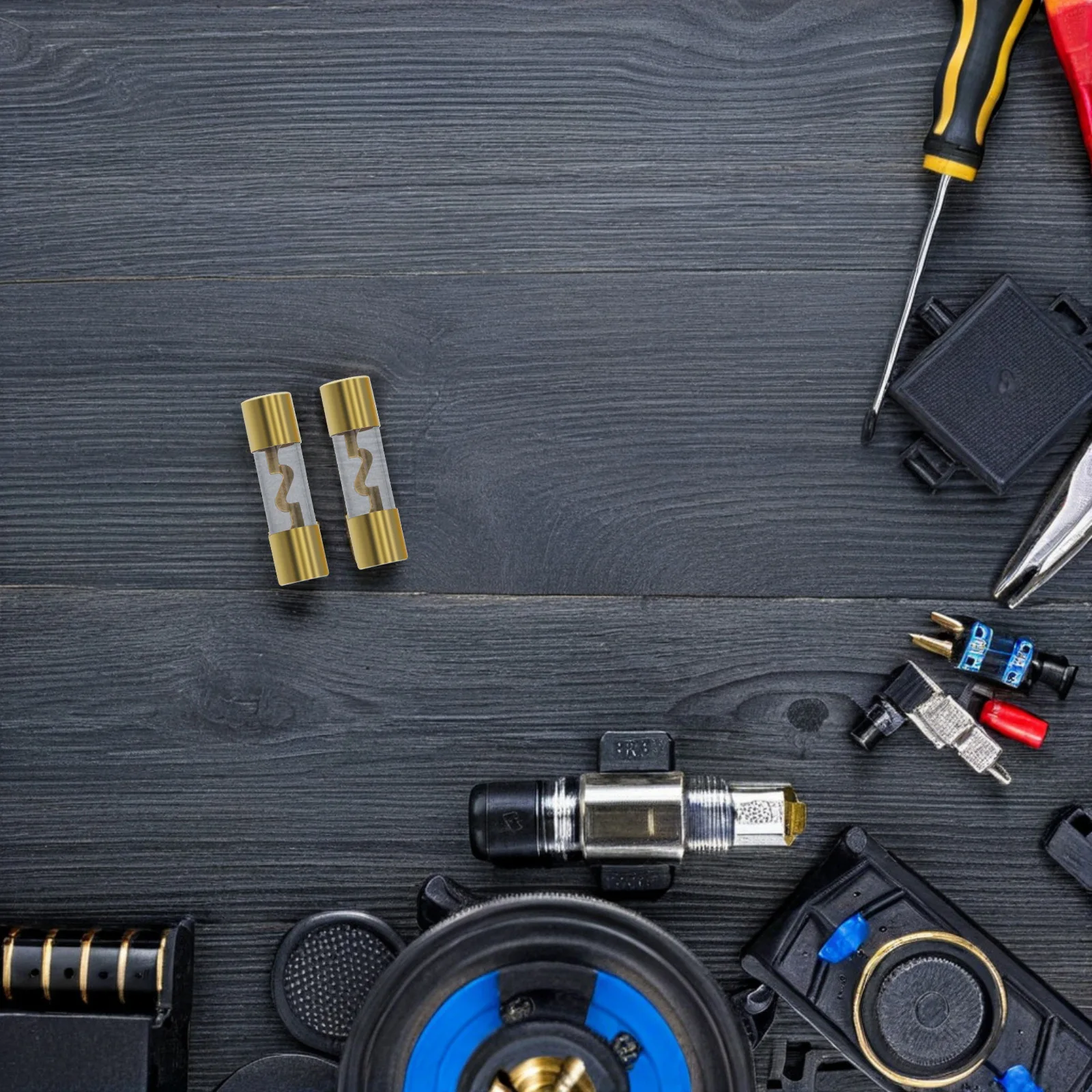 

2Pcs Automotive Inline Fuse Holder for Car Audio 150a High Load Capacity Amplifier Fuse Reliable Protection Upgrade