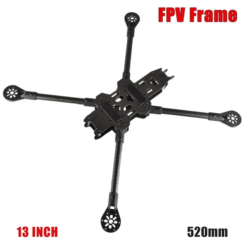 Accessorio per telaio in fibra di carbonio da 13 pollici per FPV Dr-ones Telaio RC FPV Freestyle Racing a lungo raggio Dr-one