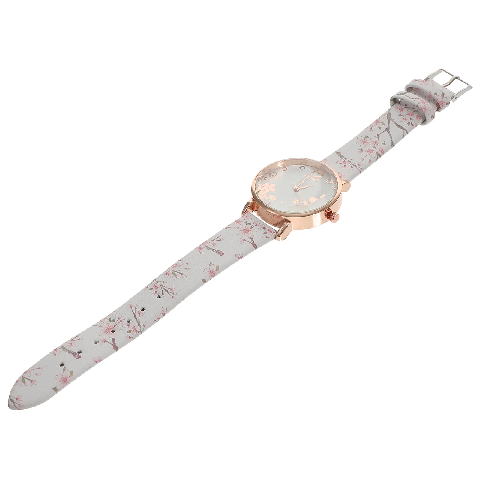 

Ladies Quartz Women Fashion Floral Dial Lightweight Alloy Glass Casual Daily Casual Women Watch Wear Timekeeping
