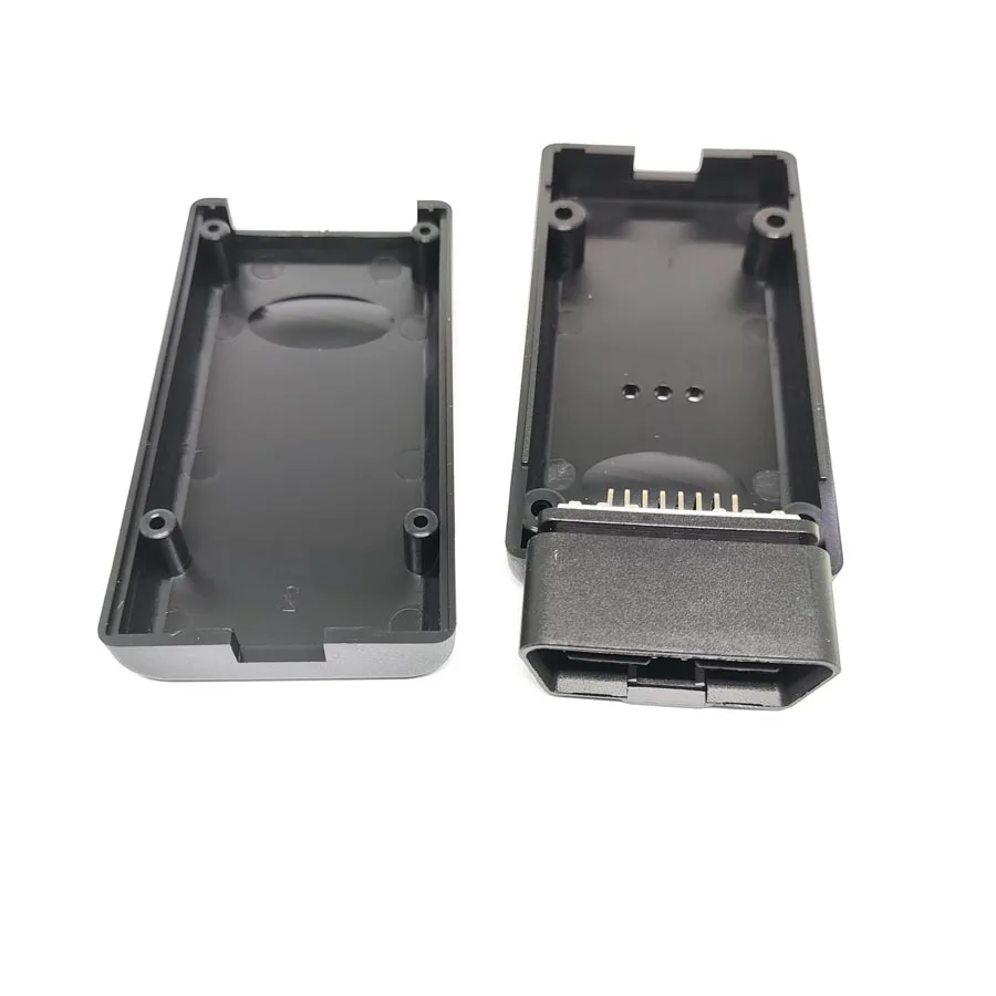 OBD2 16PIN Socket Housing Material For OPCOM Scanner Auto Male Connector Rectangular Fingerprint Shell Head J1962m OBD Adapter