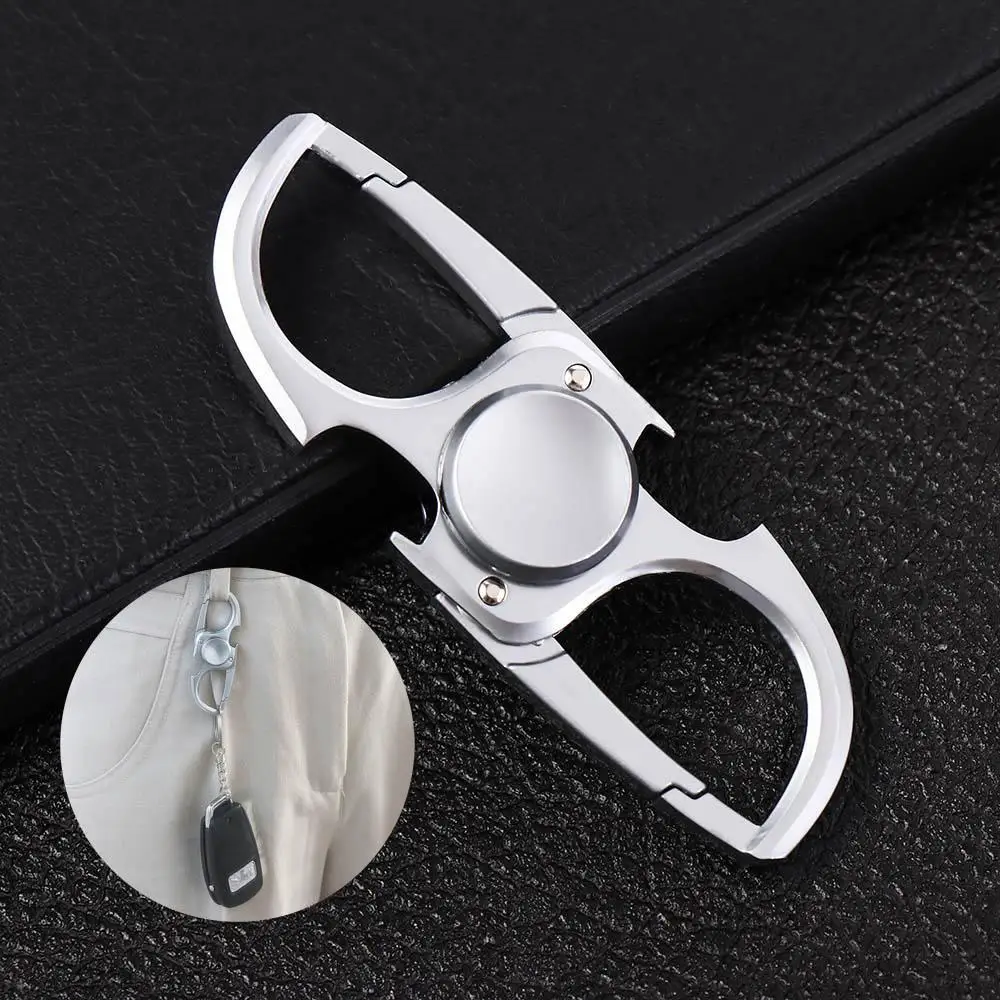 Hand Spinner Fidget Spinner Keychain Bottle Opener Creative Design Fidget Bottle Opener Stainless Steel Metal