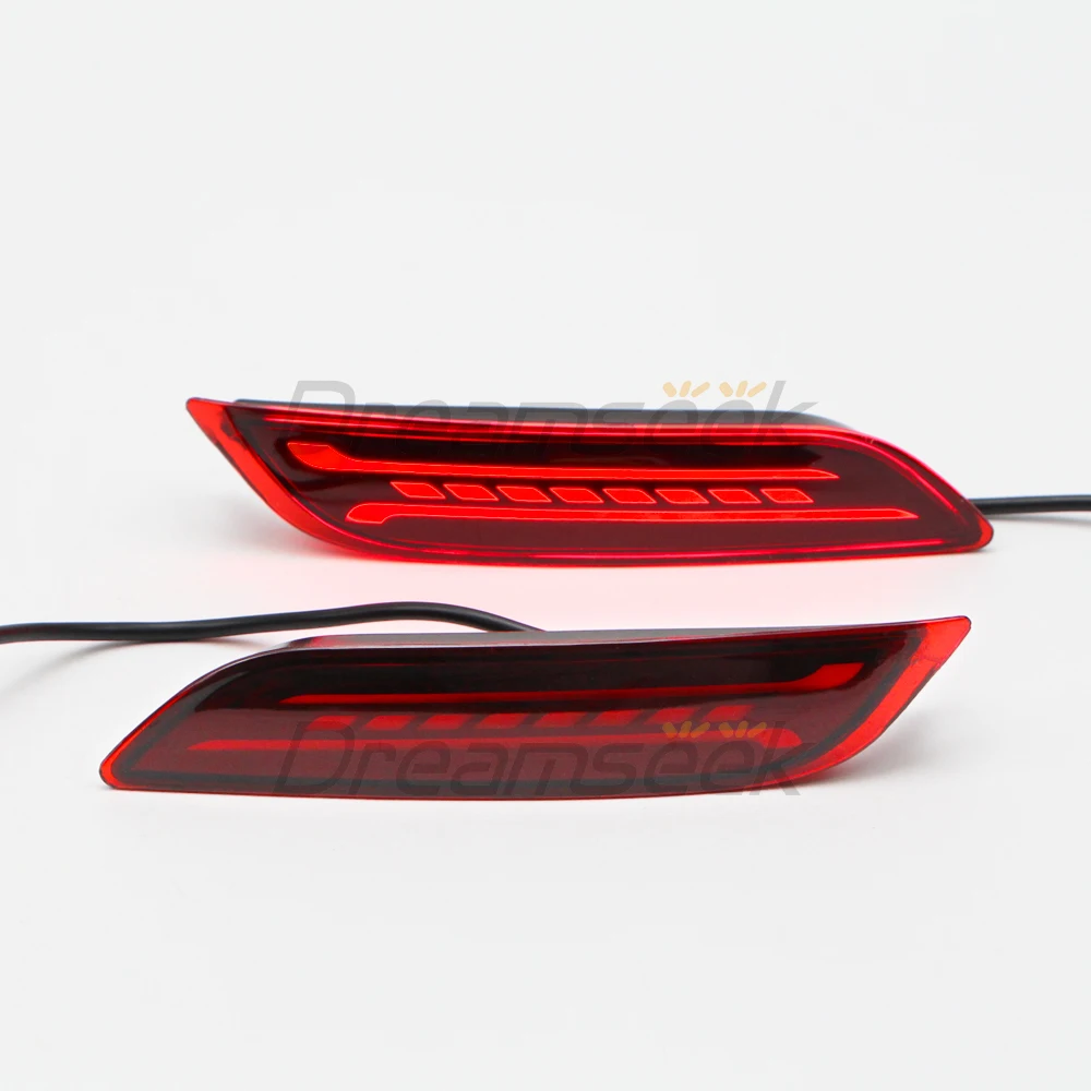 LED Reflector Rear Bumper Tail Light For Toyota Camry XV70 2018 2019 2020 2021 2022 2023 Brake Fog Lamp W/ Dynamic Turn Signal