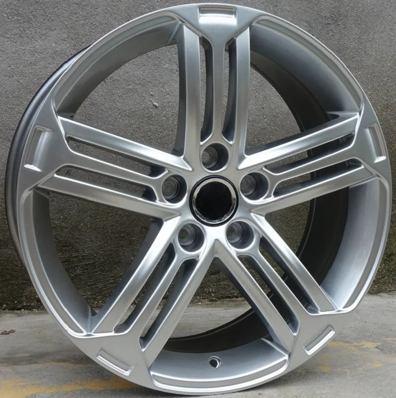 

Hyper Silver 17 Inch 17x7.5 5x112 Alloy Wheel Car Rims Fit For Volkswagen Passat Golf GTI T-Roc Tiguan Beetle