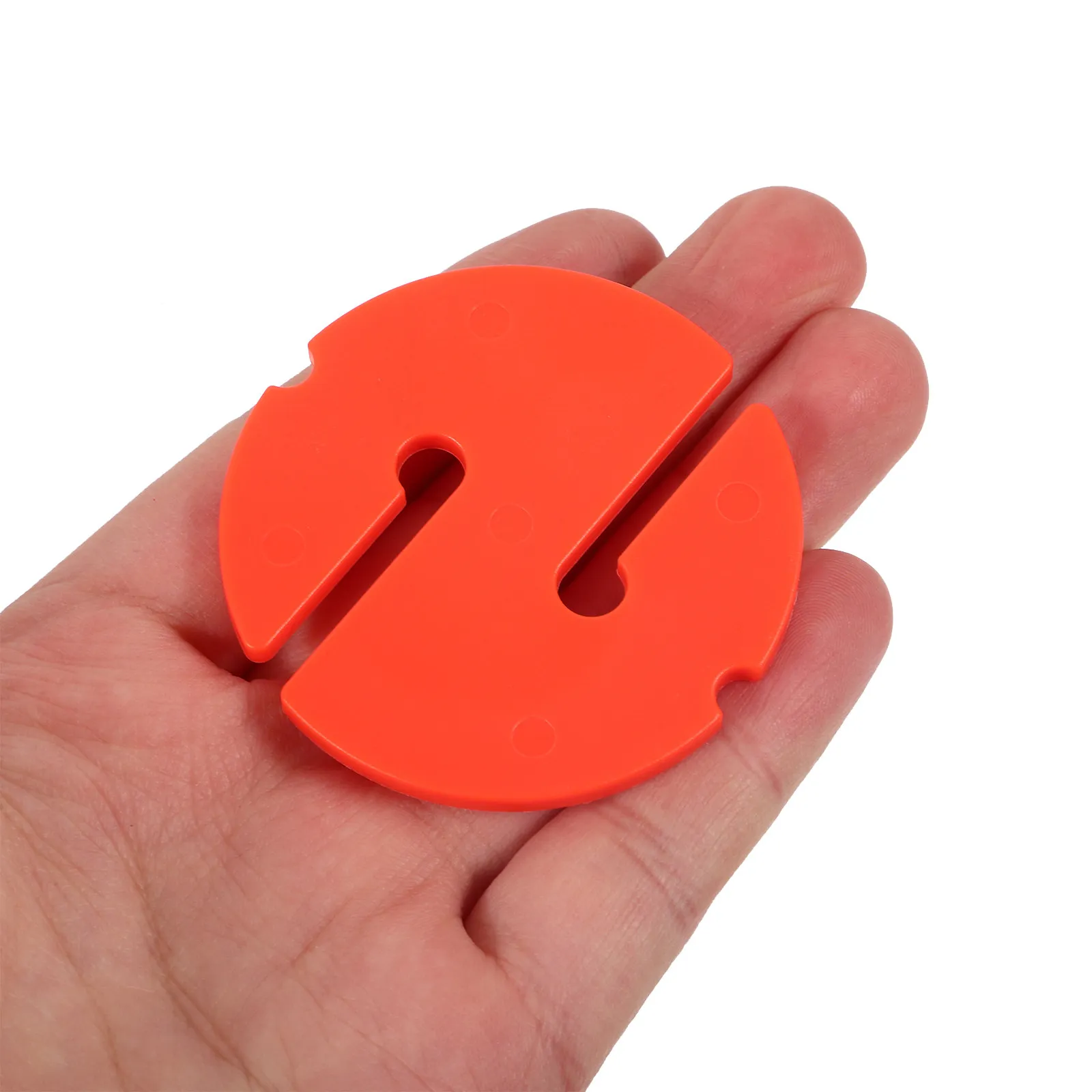 

Diving Position Marker Safety Line Cave Indicator Triangle Shape Orange Color ABS Material Lightweight Durable Direction