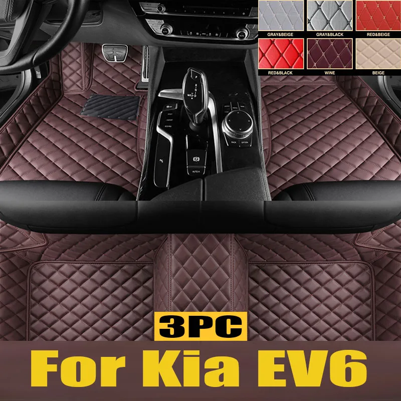 

Car Trunk Cushion for Kia EV6 trunk mat 2023 2022 2024 CV GT-Line Anti-scratch Waterproof Protect 3D TPE Cargo Mat Storage Pad