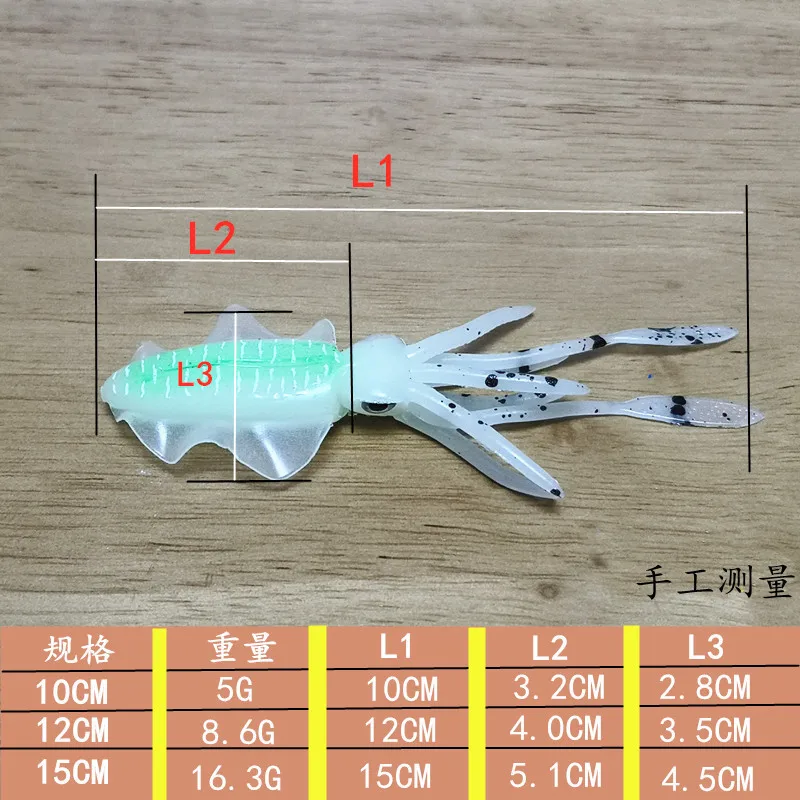 Sebagai umpan lembut rok cumi-cumi umpan pancing gurita perahu memancing di laut PVC karet buatan umpan lembut pancing Trolling Leurre